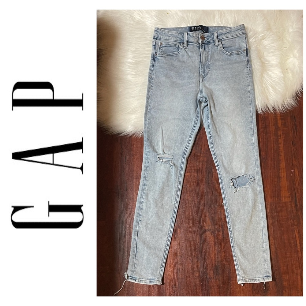 GAP Women's High Rise Super Stretch Denim Jegging size 6/28